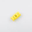 One-hole little toggle stopper / yellow 111