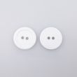 Round button with border 20 mm / White 101