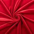 Stretch velour / Dark Red