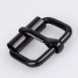 Buckle with roller 20 mm / oxid black