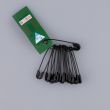 safety pin 26mm 12 pcs / oxide black