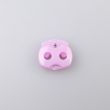 Two-hole toggle stopper 15x15 mm / Pink 138