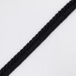 Upholstery Cord With V Tape 8/20 mm / 332 Black
