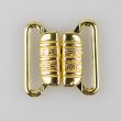 Metal bikini bra fastener / gold