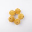 Velvet pearls 20 mm / 5 pc / 114 Yellow