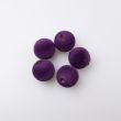 Velvet pearls 20 mm / 5 pc / 193 Purple