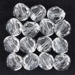 Faceted pearls 12 mm / Transp. 000
