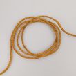 Metallic cord, 3 mm / beež gold