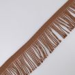 Looped fringe 60 mm / Chestnut 300