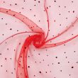 Tulle with sequins / Red