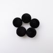 Velvet pearls 20 mm / 5 pc / 332 Black