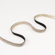 Rubber lurex 8 mm / Gold