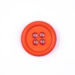 Button / Matte / 18 mm / Red