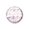 Fabric covered button / 25 mm