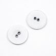 Fabric covered button 19 mm / White