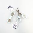 Folding scissors  10 cm /  Light blue