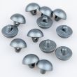Round small button / 10 mm / Silver Grey