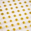 Self-adhesive gem stones / 4 mm x 112 pcs / Yellow