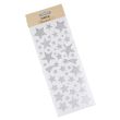 Glitter stickers / Star / Silver