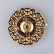 Fleur Shape Metal Snap 25 mm / Gold