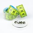 Measuring tape 150 cm in plastic box / Green