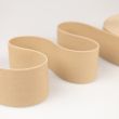 Soft double face elastic 50 mm / Beige