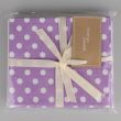 Polka dot fat quarter bundle, 5 pcs, 53x46 cm / Purple