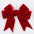 Velvet Bow 13.5 x 13 cm / Wine