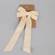 Wreath Bow 11cm x 22cm / Cream
