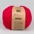 Yarn Fibra natura Dona 50 g / 8 Red delicious