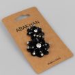 Beaded motif / Black