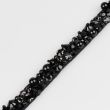 Czech Stone Ribbon Trim 13 mm / 50 cm / Black