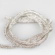 Rhinestone cord trim 6 mm / Silver