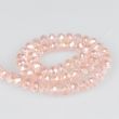 Faceted pearls 8 mm / Pink