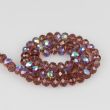 Faceted pearls 8 mm / Purple