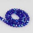 Faceted pearls 8 mm / Blue