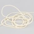 Pearl string 3 mm / Cream