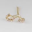 Diamante Branch / Gold / 6 mm