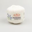 Linen crochet yarn Stenli Panama 50 g / 7 Milky ecru