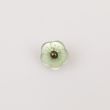 Flower shank button 15 mm / Green