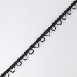 String with elastic loops 10 mm  / Black