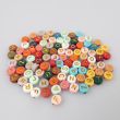 Abakhan Alphabet Flat Beads / Gold