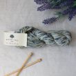 Merino Wool Yarn Walnut Tree Merino Wool Yarn Pure Merino Prints 4 ply 50 g / Blue Yellow