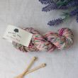 Merino Wool Yarn Walnut Tree Merino Wool Yarn Pure Merino Prints 4 ply 50 g / Orange Pink