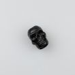 Metal cord end Skull 5 mm / Oxide Black