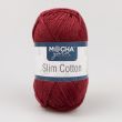 Cotton yarn Mocha Yarn Slim Cotton 50 g / 032 Burgundy
