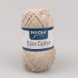 Cotton yarn Mocha Yarn Slim Cotton 50 g / 09 Beige