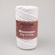Macramé cord Mocha Yarn Big Cotton 4 mm / 01 White
