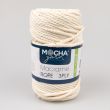 Macramé cord Mocha Yarn Macrame Rope 3 mm / 04 Off white