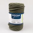 Macramé cord Mocha Yarn Macrame Rope 3 mm / 14 Khaki
